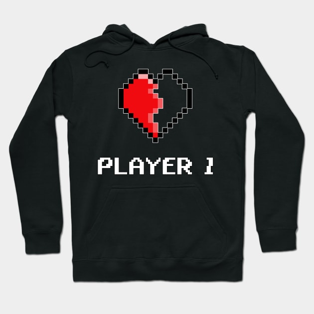 broken heart player 1 Hoodie by Mamon